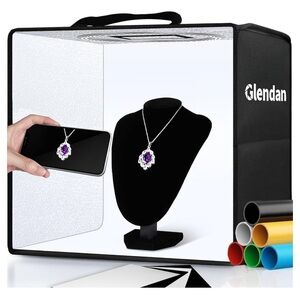 Portable Photo Studio Light Box 12"x12"